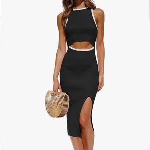 Ribbed Body Con Dress